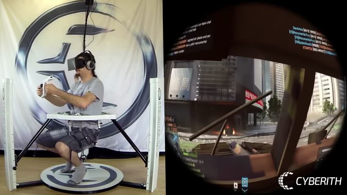 VR with the Cyberith Virtualizer