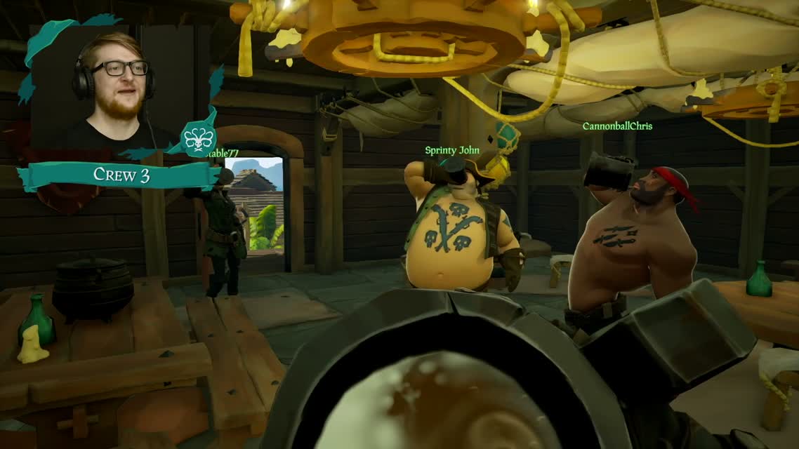 Дебютный геймплей Sea of Thieves