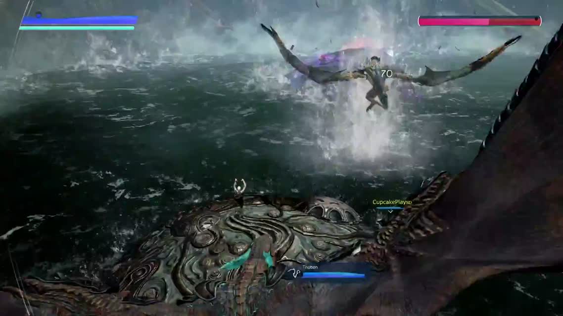 Геймплей мультиплеера Scalebound