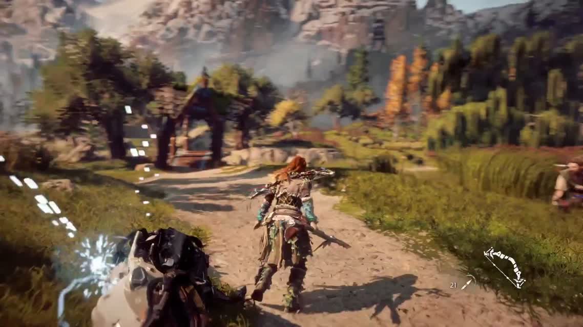 Геймплей Horizon Zero Dawn