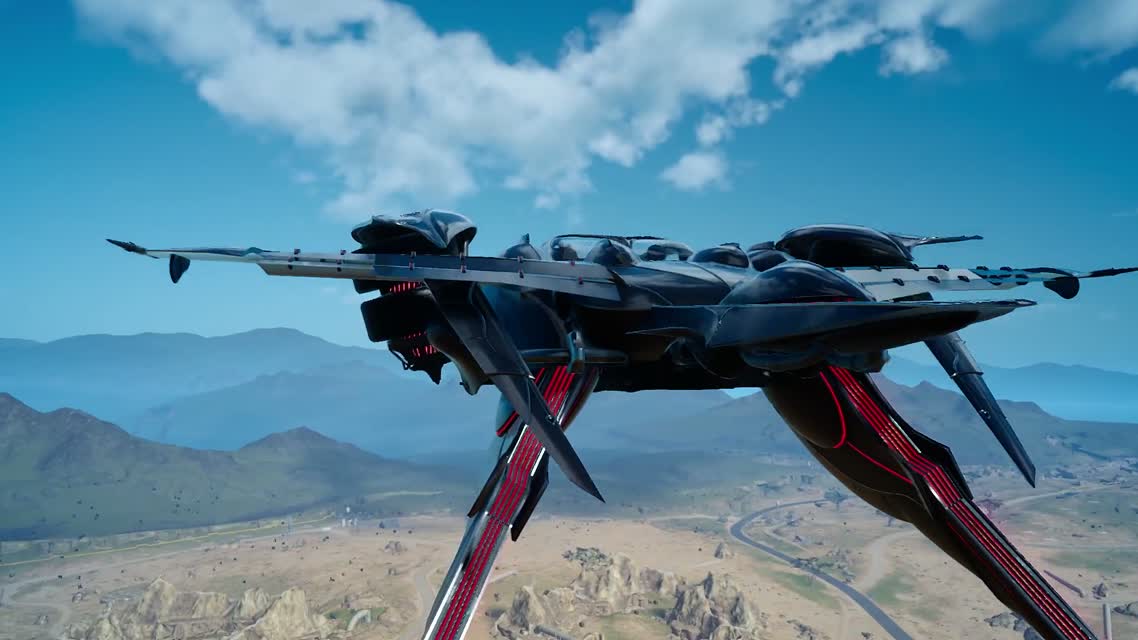 FINAL FANTASY XV - летающая «Регалия»