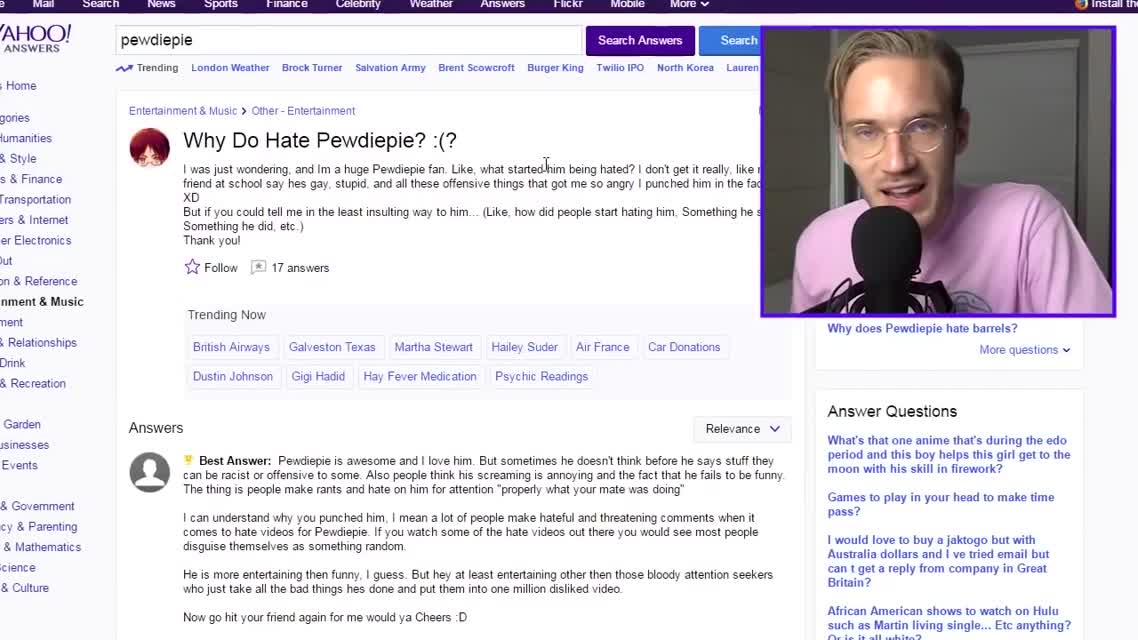 PewDiePie - ЗА ЧТО ЛЮДИ НЕНАВИДЯТ ПЬЮДИПАЯ {Русская Озвучка}
