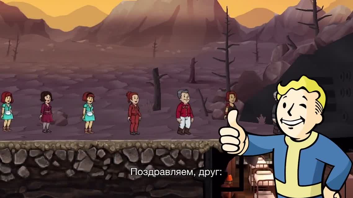 Релизный трейлер Fallout Shelter на ПК