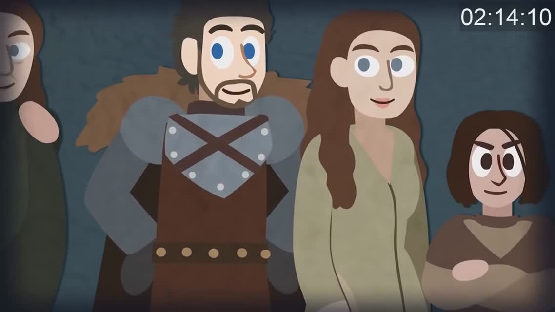 ИГРА ПРЕСТОЛОВ ЗА 3 МИНУТЫ (АНИМАЦИЯ)