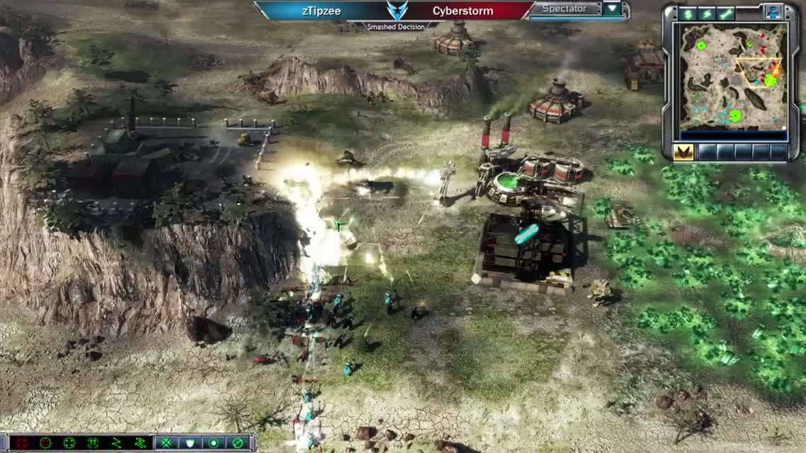 C&C3_ Kane's Wrath 1vs1 - zTipzee (BH) vs. Cyberstorm (ST)
