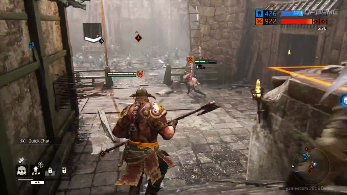 For Honor gameplay  gamescom 2016
