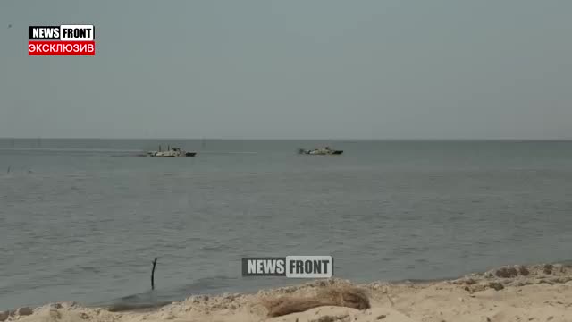 Эксклюзив. Гиви высадился с моря, под Широкино