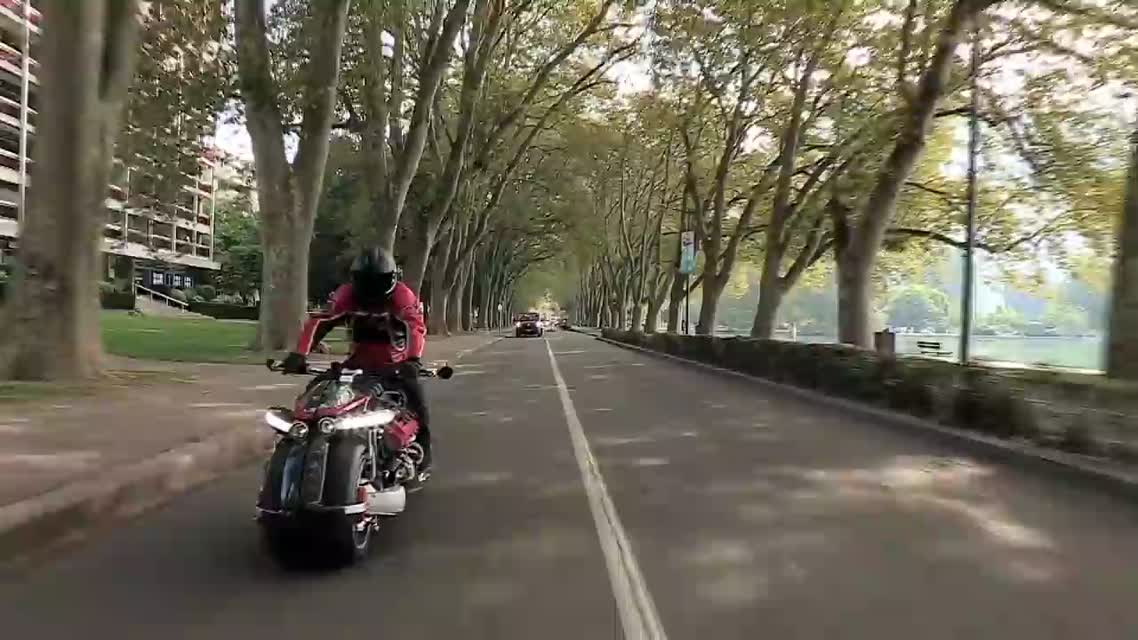 LM847 - LAZARETH - V8 ENGINE POWERED MOTORCYCLE - Test Drive in Annecy