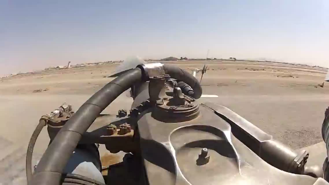 Ми-8 Редкие кадры. Работа лопасти в полете. Момент запуска.