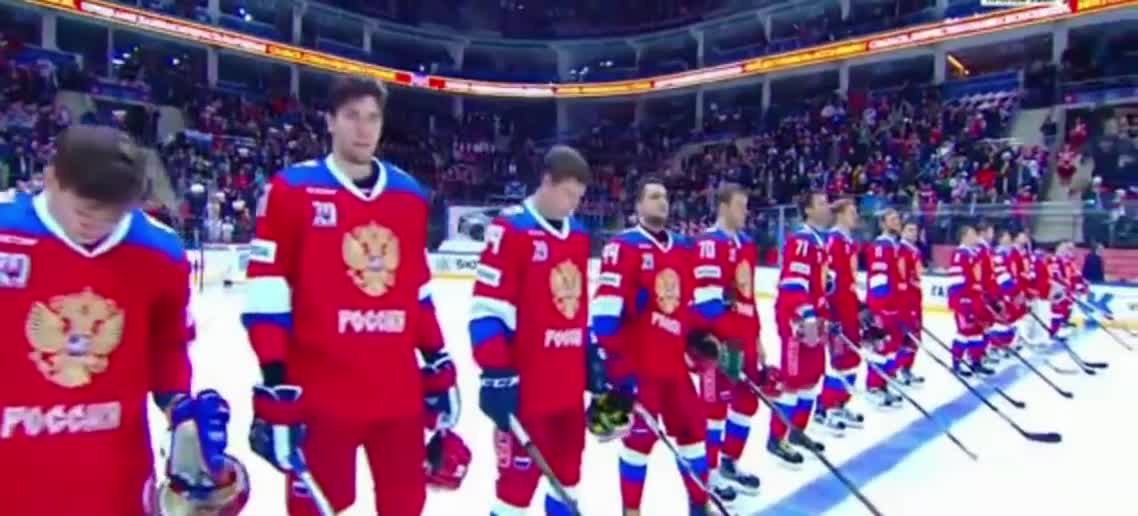 Конфуз с гимном России на матче Россия - Чехия (51), Еврохоккейтура 2016, Кубок Первого канала