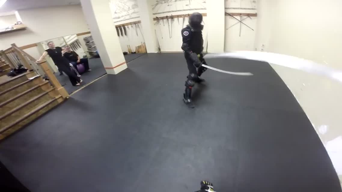 Expert saber sparring Lee Smith vs Richard Marsden