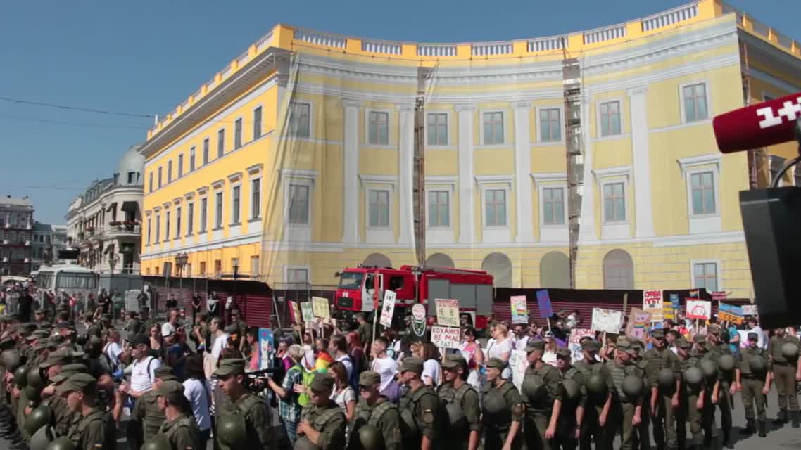 Гей-парад в русском городе-герое Одессе
