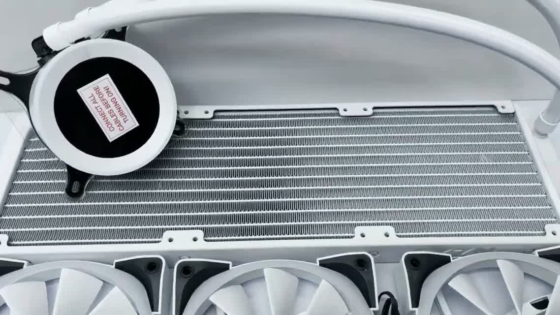 NZXT WHITE KRAKEN Z73 RGB UNBOX INSTALL TEST